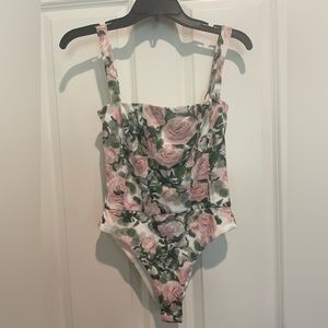 ATOIR floral rose bodysuit size US 4